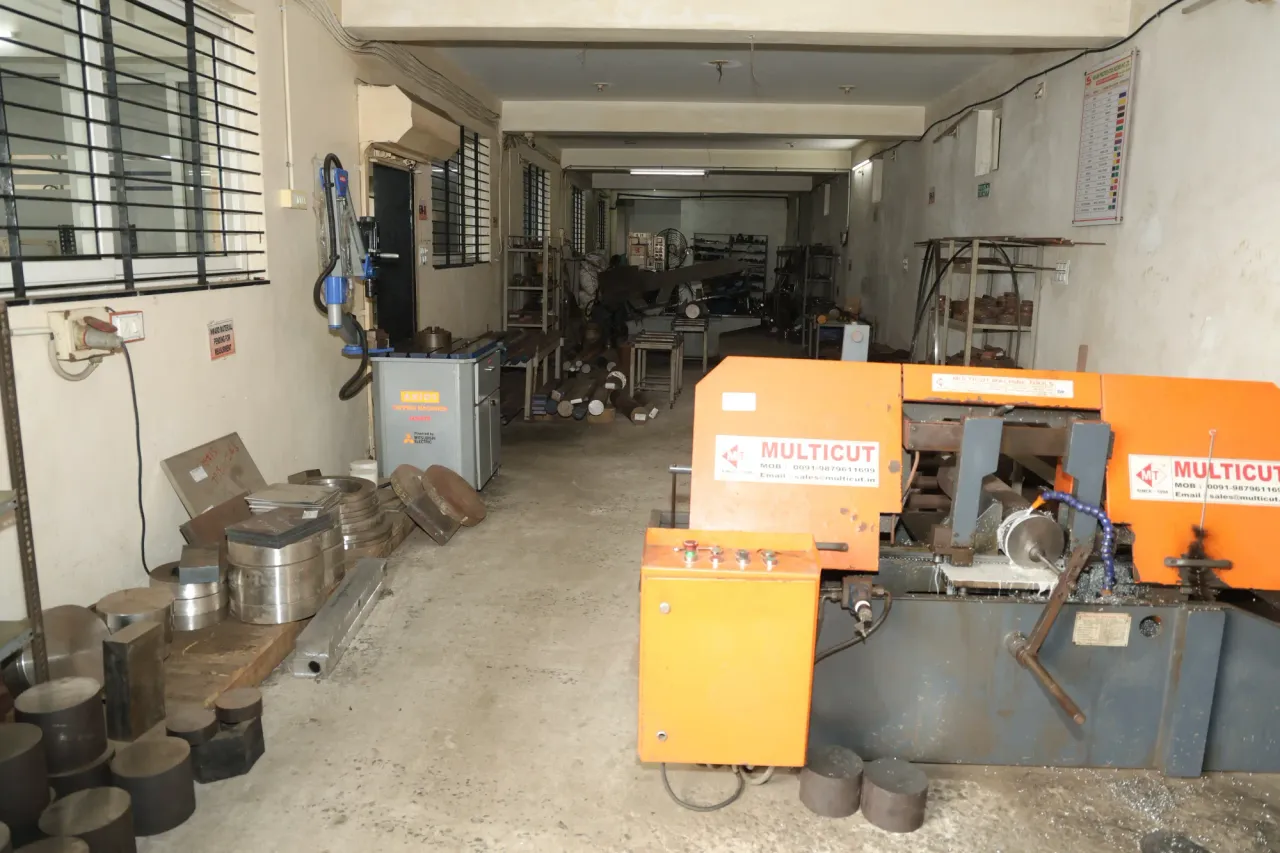 Shivam Precitech — Saw & prep line